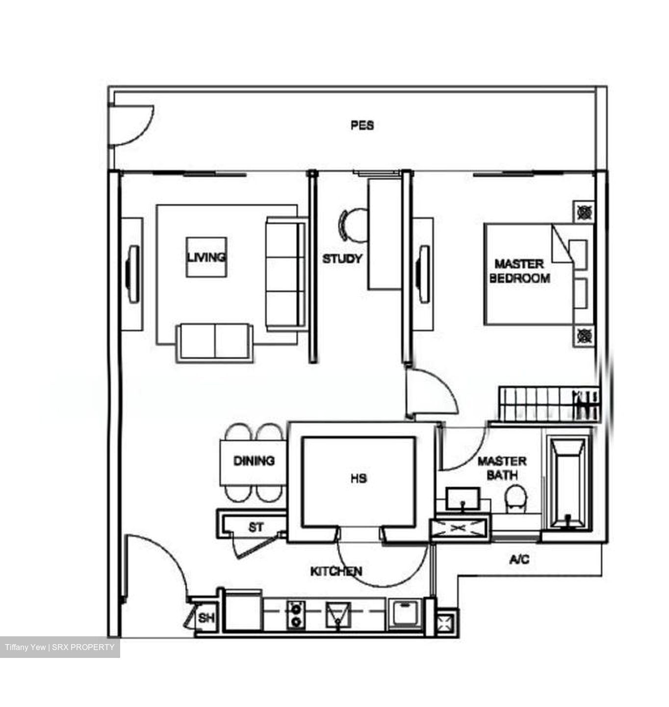 Wilkie Studio (D9), Apartment #610681301